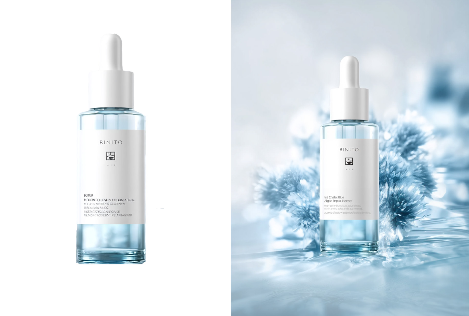 蓝藻精华创意简易置景教学