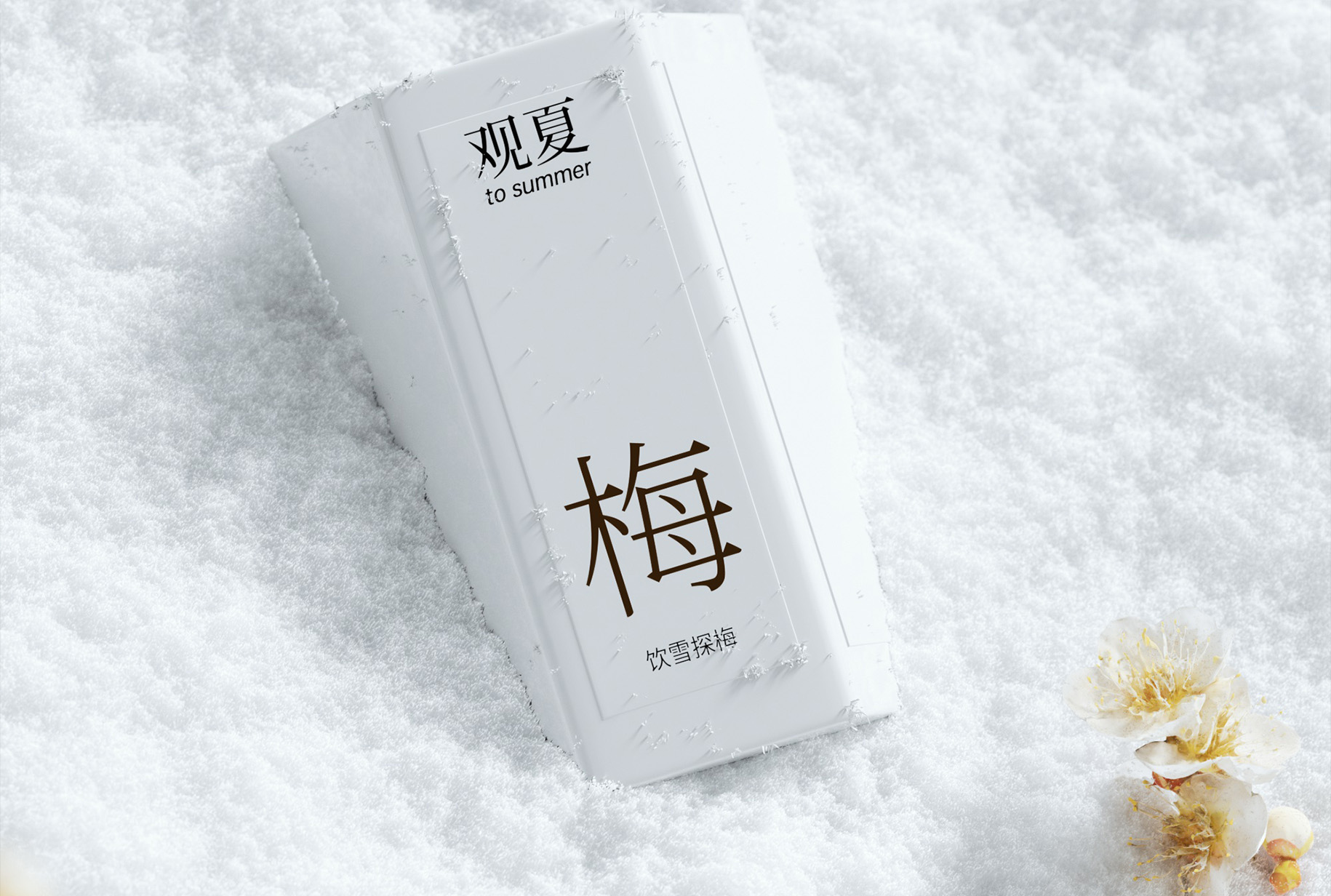 雪地场景产品c4d工程