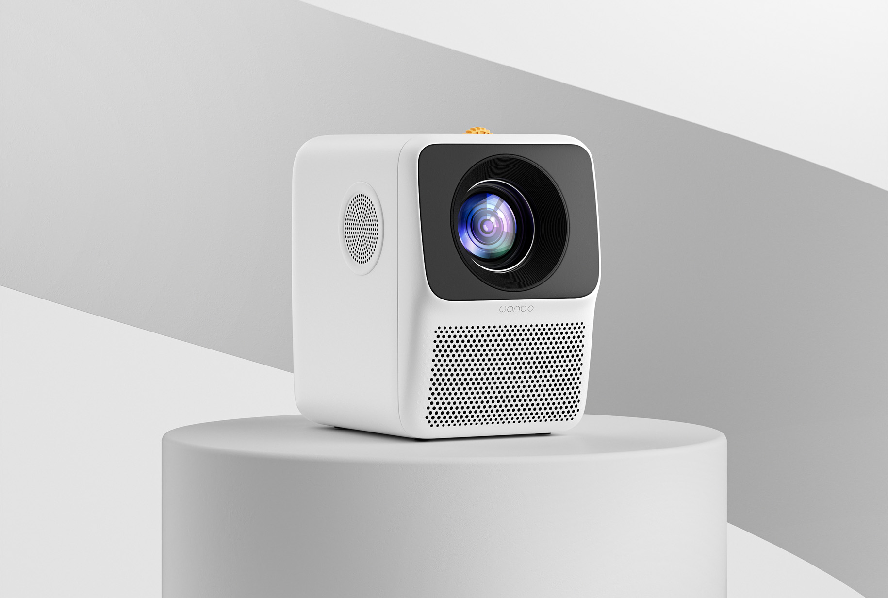 投影仪极简场景c4d工程