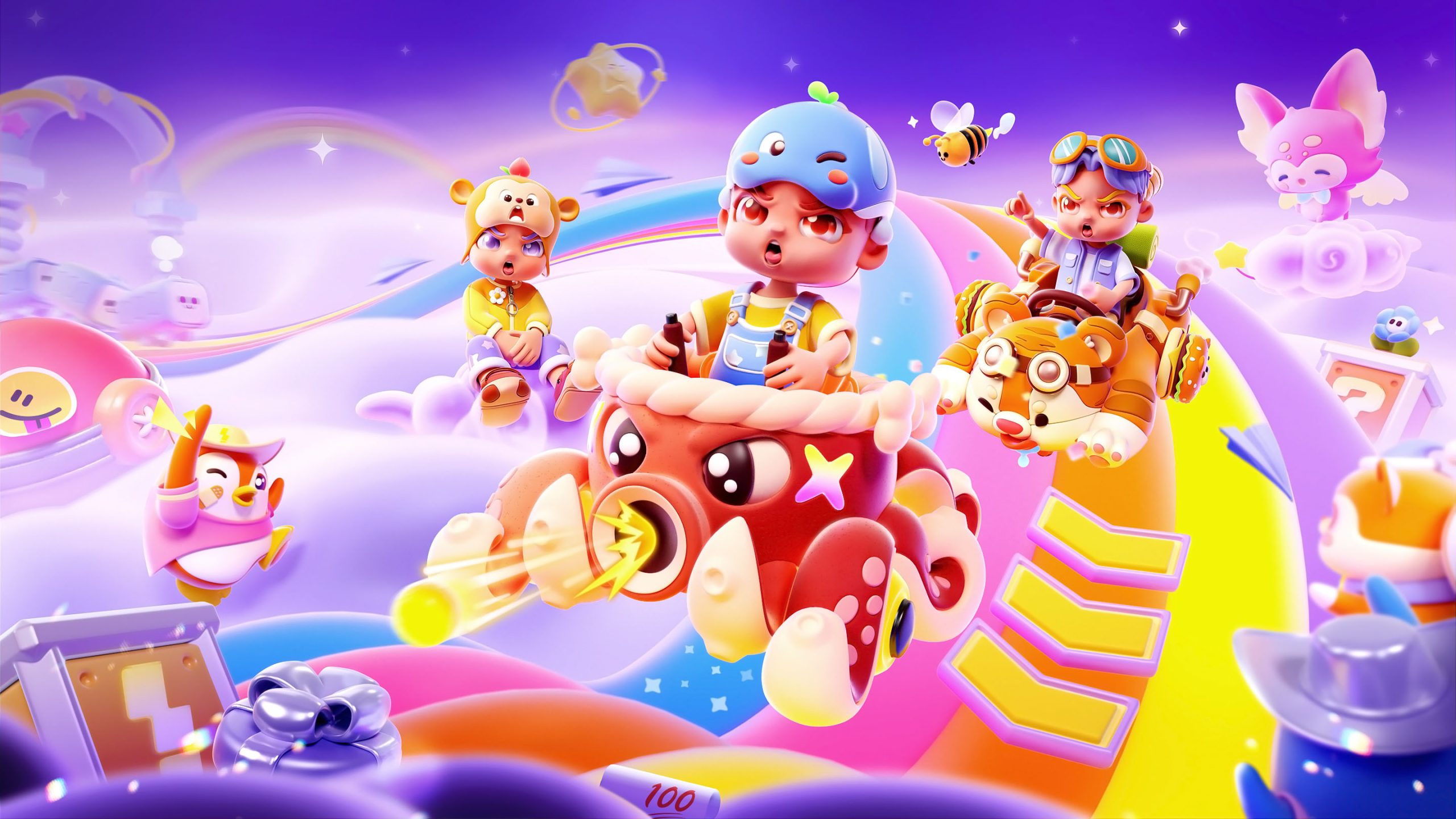 原创独家梦幻卡通kv工程